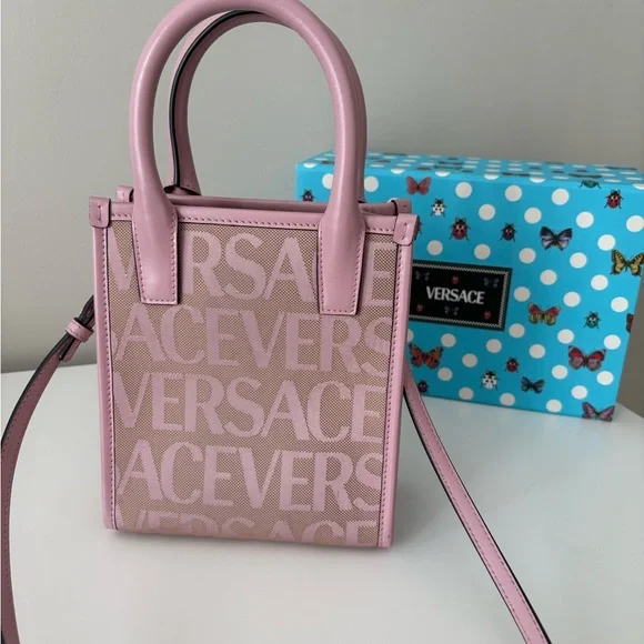 Versace Pink Mini Bag with Medusa Medallion - Picture 3 of 5